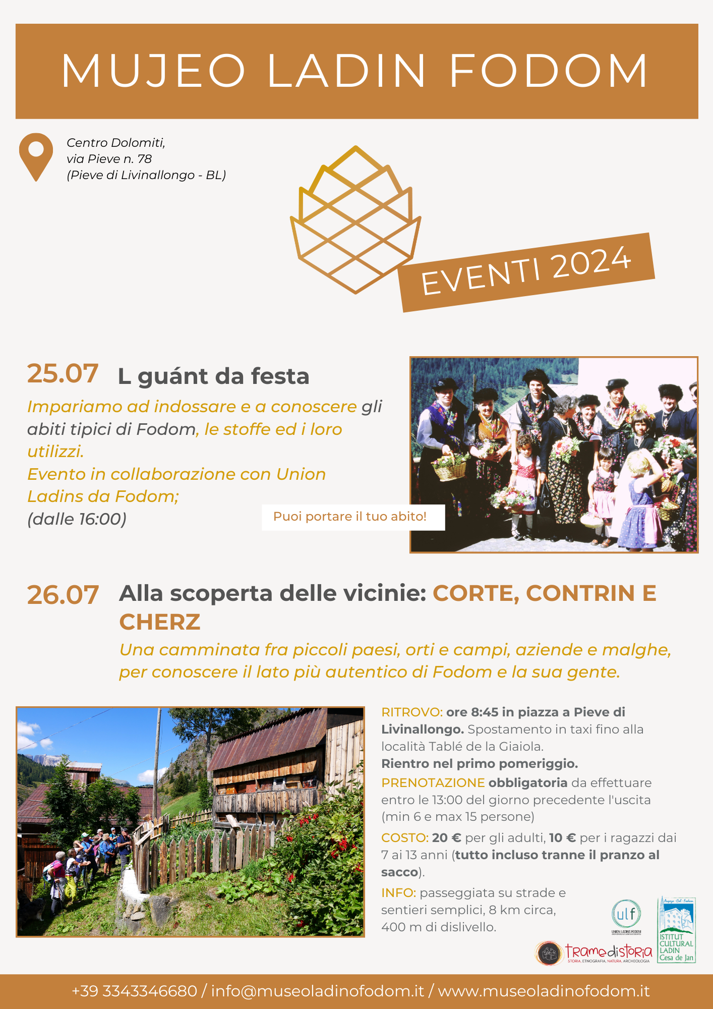 EVENTI 25 E 26 LUGLIO 